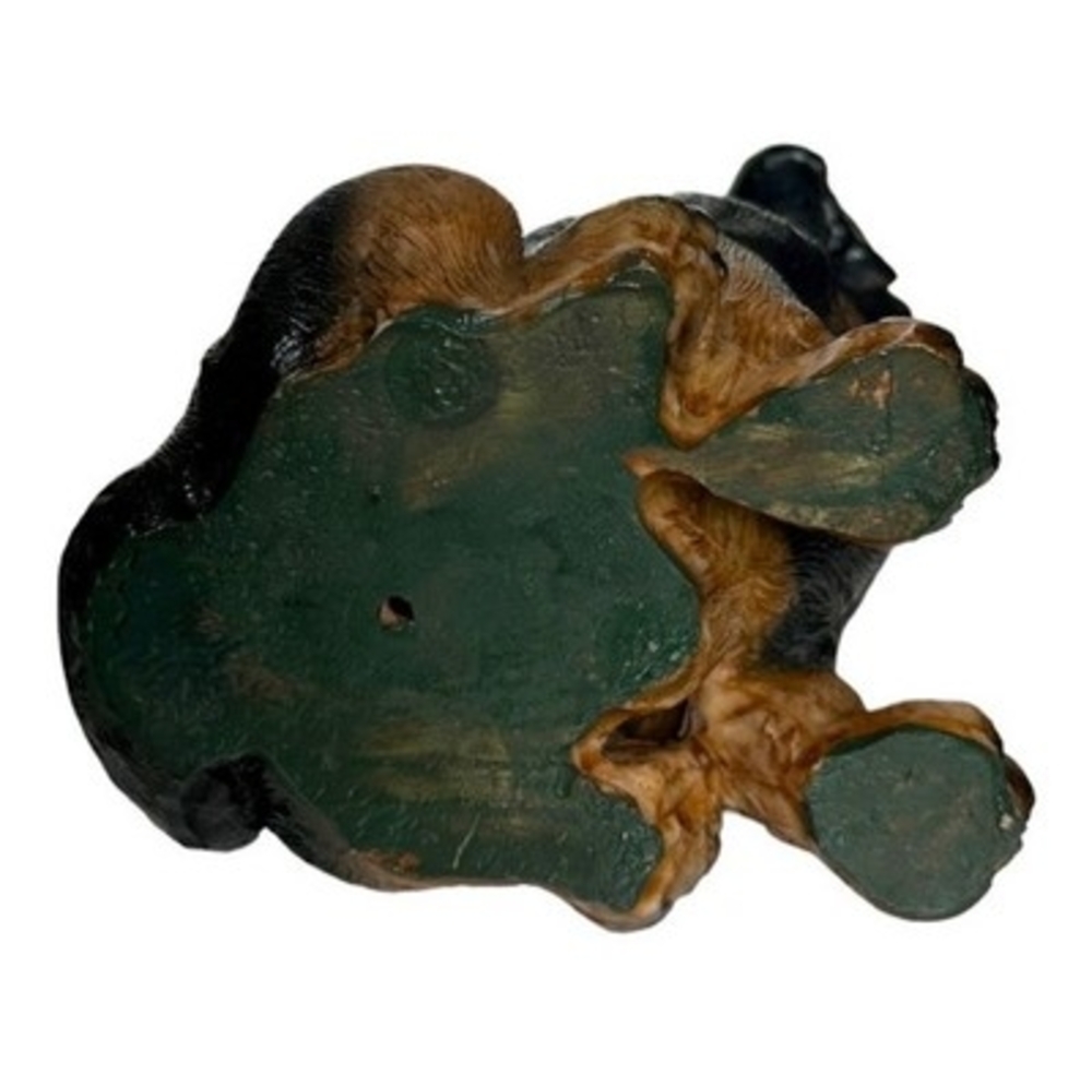Dog Mate Rottweiler Puppy Figurine 5" Sitting Dog Resin Sculpture Vintage Dog - Picture 5 of 5